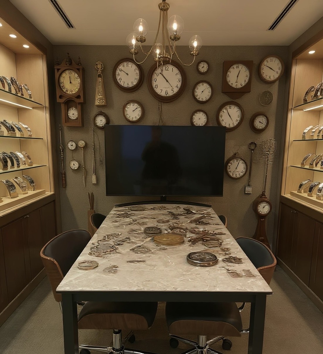 MARTEL clock store 内装